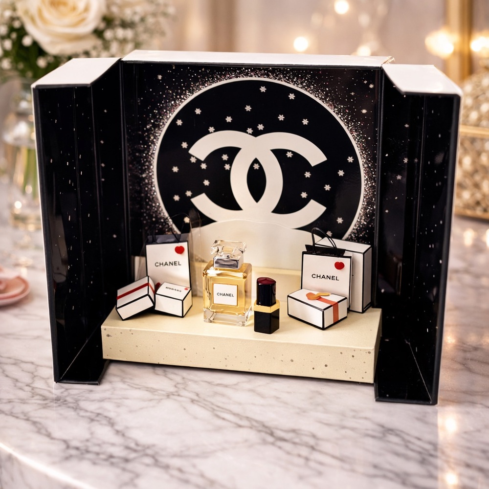 Chanel Coco Mademoiselle Boutique Display Pop-Up Store Diorama Promo Box Rare - Picture 2 of 5